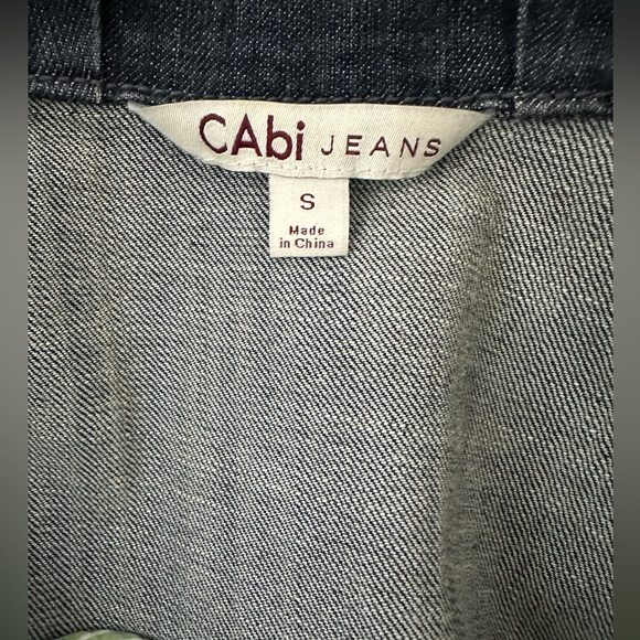 CAbi, Denim Blazer Jacket, Size Small - Picture 6 of 11